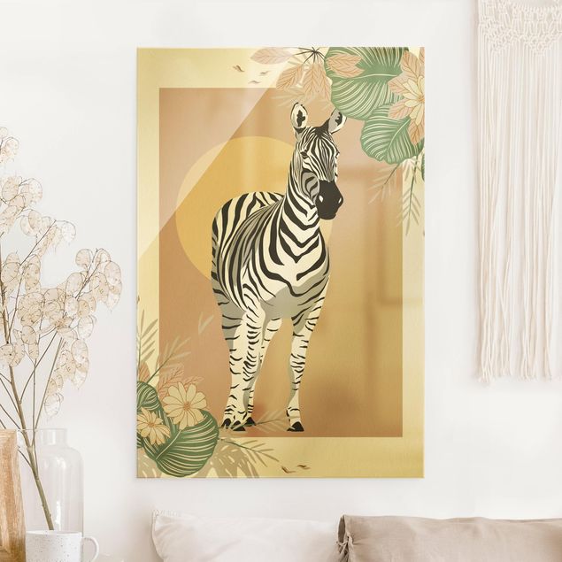 Wandbilder Tiere Safari Tiere - Zebra