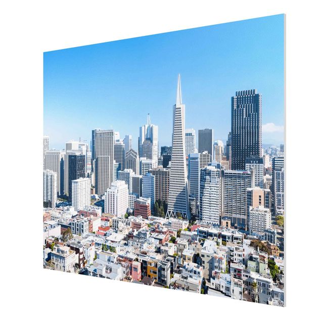 Forex Fine Art Print - San Francisco Skyline - Querformat 4:3