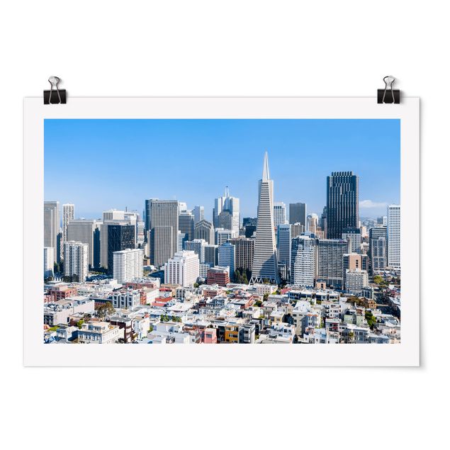 Poster - San Francisco Skyline - Querformat 3:2