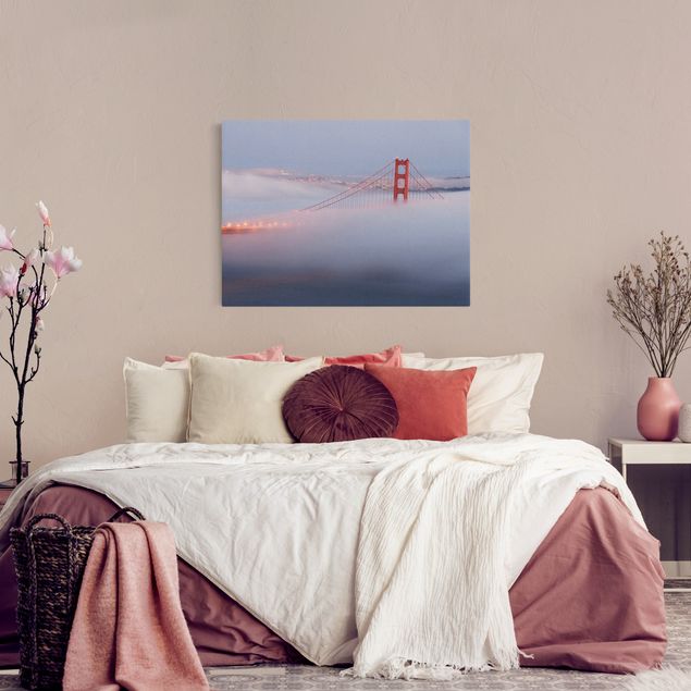 Wandbilder Wohnzimmer modern San Franciscos Golden Gate Bridge