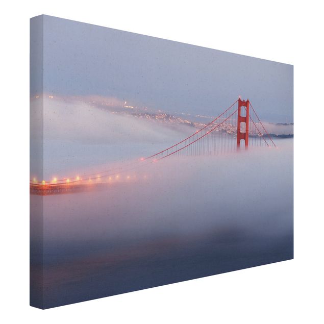 Leinwandbild Natur - San Franciscos Golden Gate Bridge - Querformat 4:3