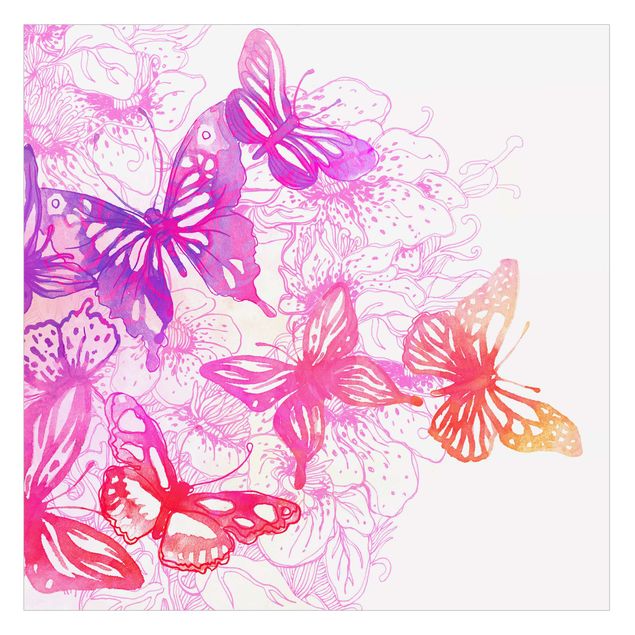 XXL Fensterbilder Schmetterlingstraum