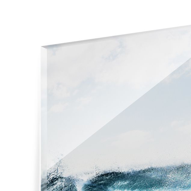 Glasbild - Schnapp dir die Welle - Querformat