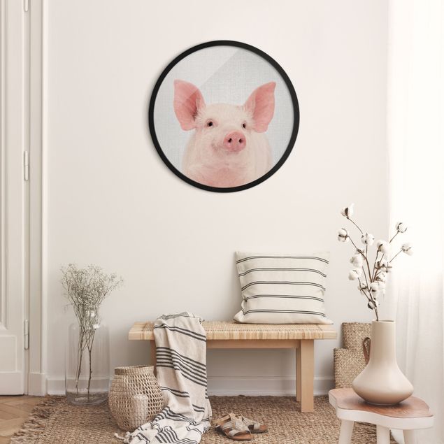 Wandbilder Tiere Schwein Schorsch