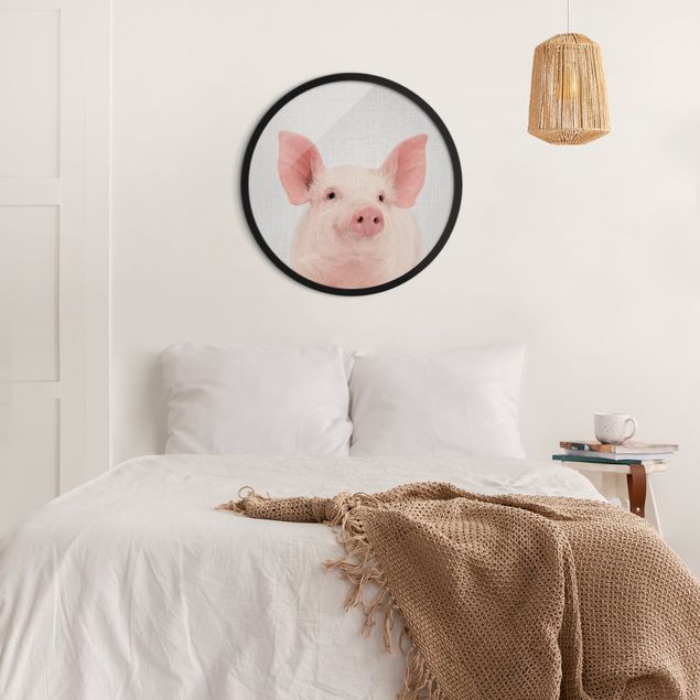 Schöne Wandbilder Schwein Schorsch