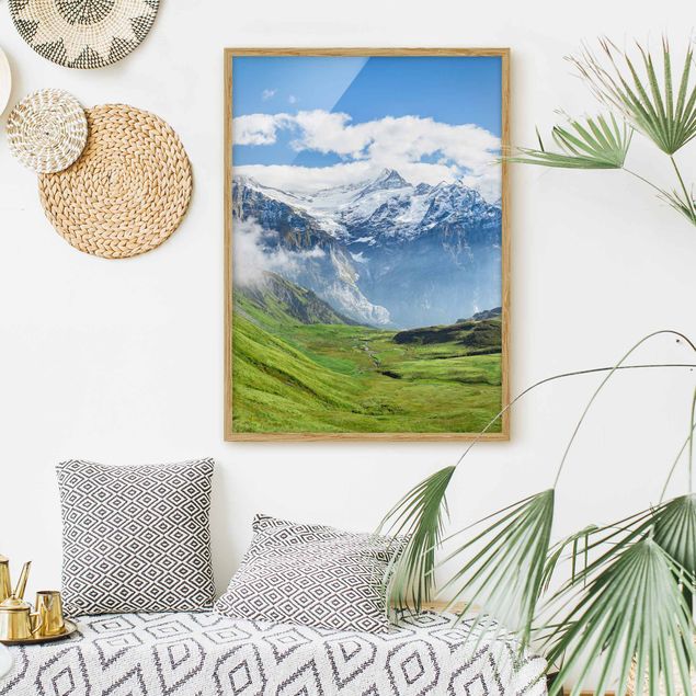 Bilder für die Wand Schweizer Alpenpanorama
