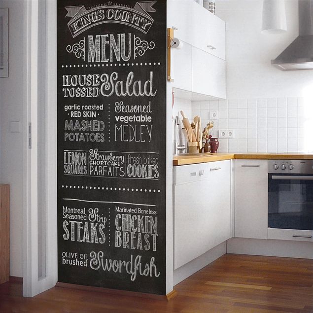 Selbstklebende Folie Wand Kreidetafel Küche