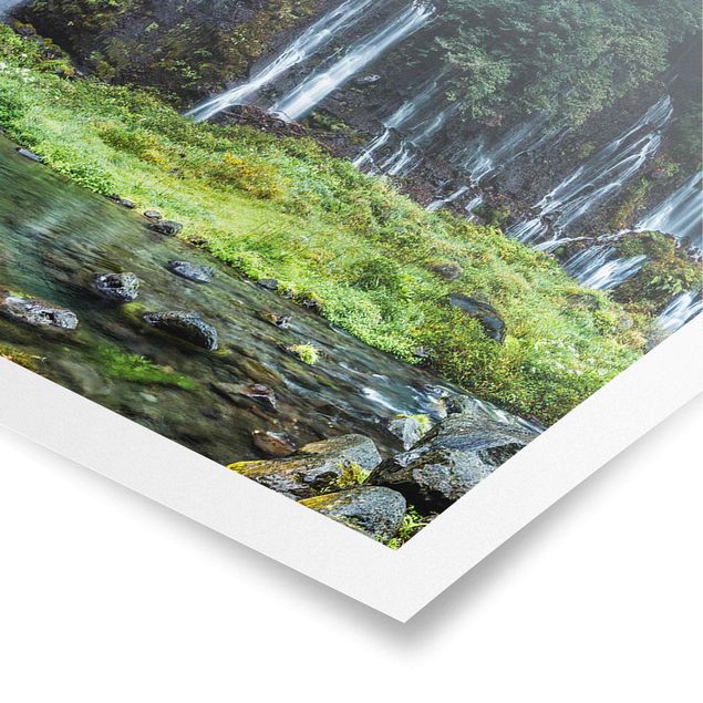 Poster - Shiraito Wasserfall - Panorama 3:1