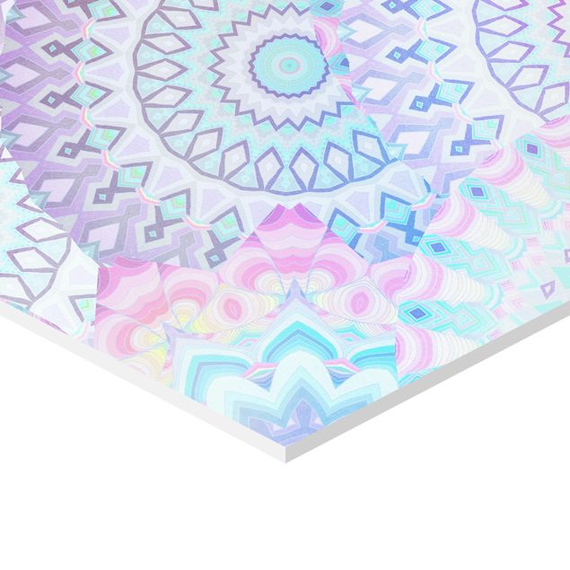 Hexagon Bild Forex - Sommerträume Mandalas