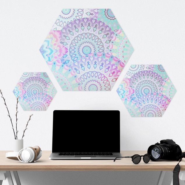 Hexagon Bild Forex - Sommerträume Mandalas