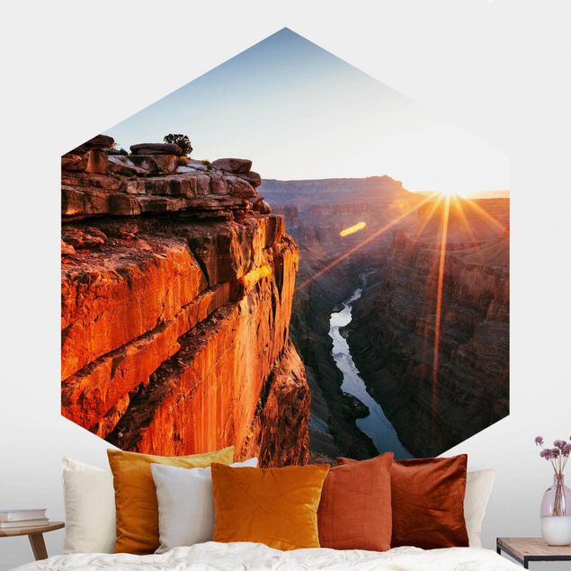 Fototapete Landschaft Sonne im Grand Canyon