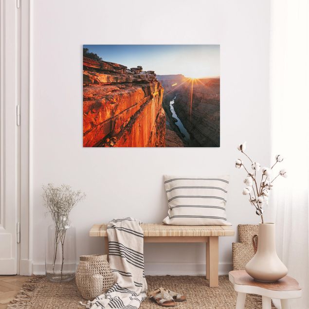 Wandbilder Steine Sonne im Grand Canyon