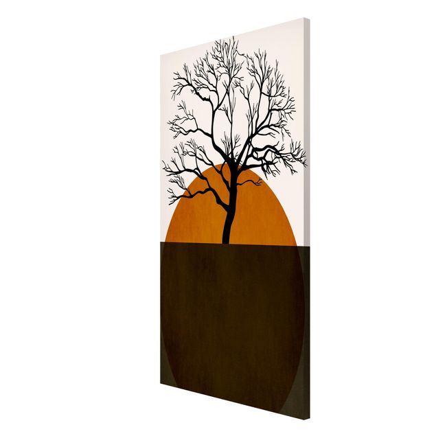 Schöne Wandbilder Sun With Tree