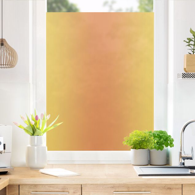 Fensterbilder XXL Sonnen Farbverlauf