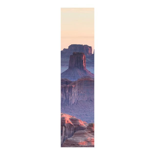 Schiebegardinen Schiene 3-läufig Sonnenaufgang in Arizona