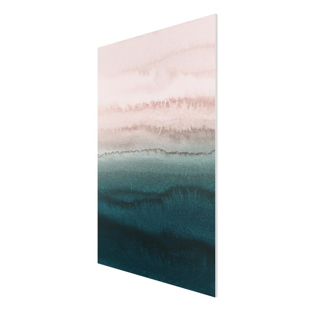 Forex Fine Art Print - Spiel der Farben Meeresrauschen - Hochformat 2:3