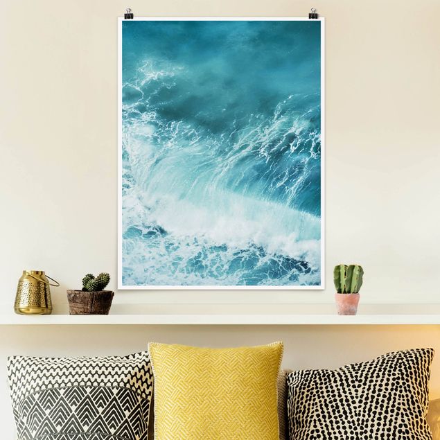 Poster Landschaft Stärke des Ozeans