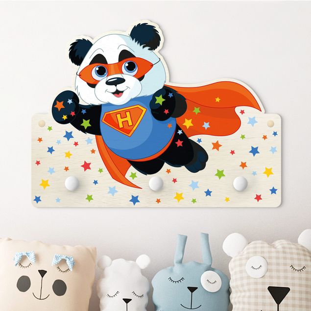 Kindergardeorben Super Panda mit Wunschbuchstaben