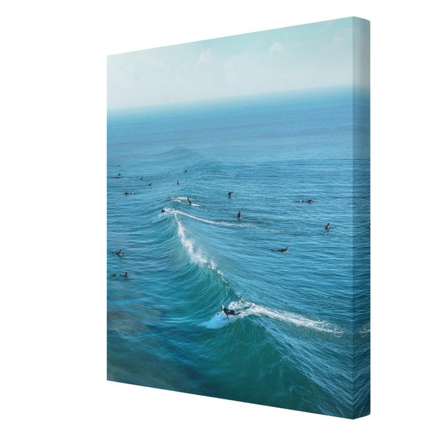 Bilder auf Leinwand Surfer am Huntington Beach