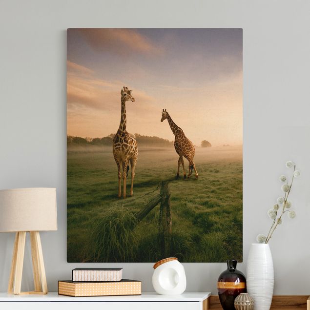 Leinwandbilder Giraffe Surreal Giraffes
