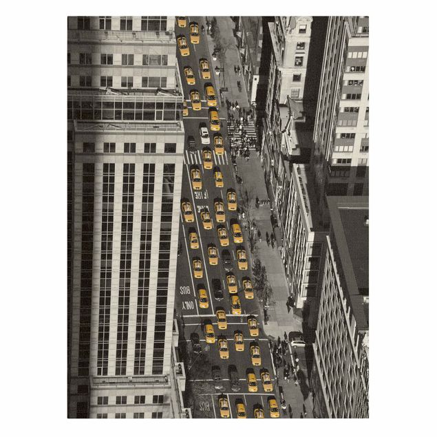 Leinwandbilder Wohnzimmer modern Taxiverkehr in Manhattan