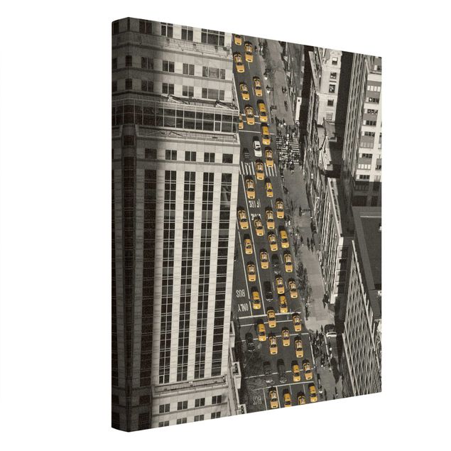 Schöne Wandbilder Taxiverkehr in Manhattan