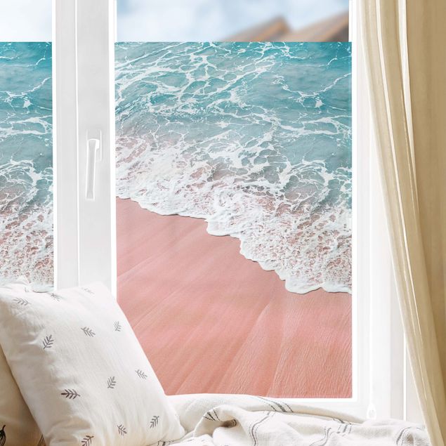 Fensterbilder Strand Tiefe Liebe des Ozeans