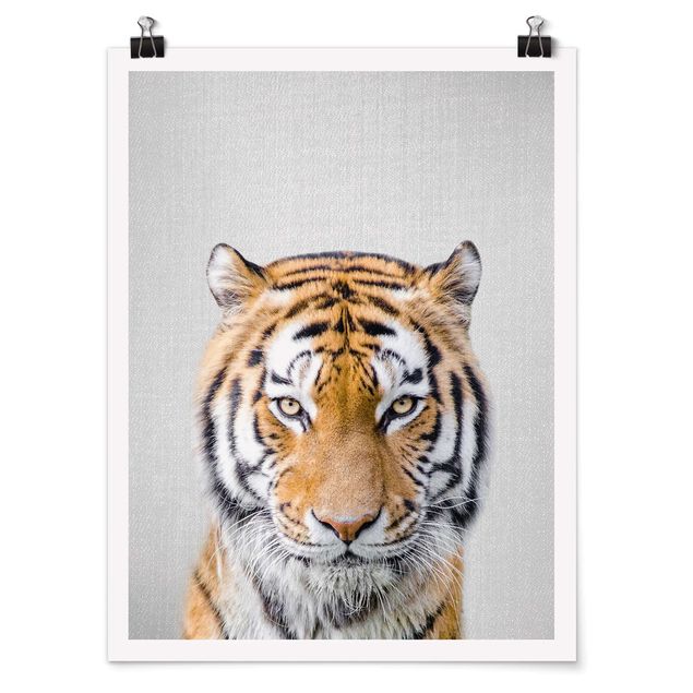 Poster Tiere Tiger Tiago