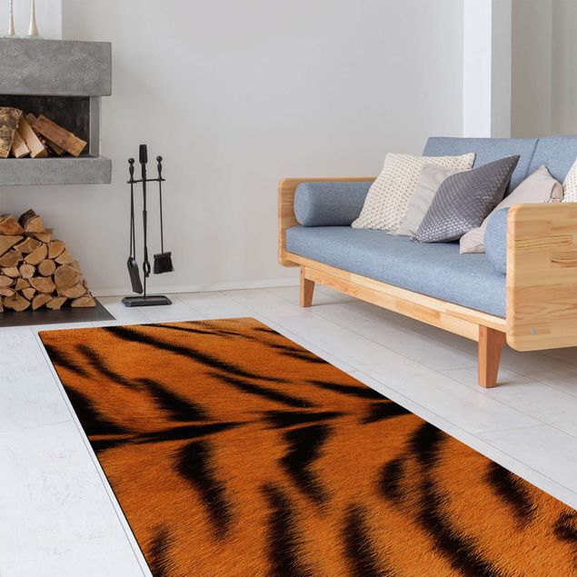 Teppich Dschungel Tigerfell