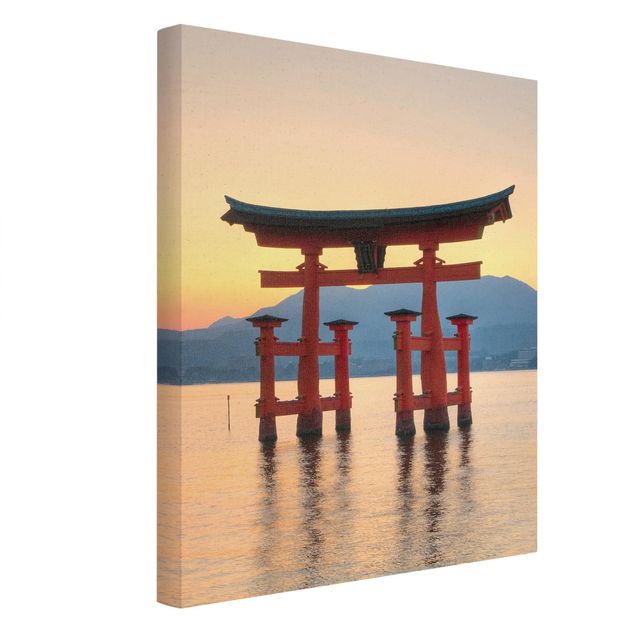 Schöne Wandbilder Torii am Itsukushima