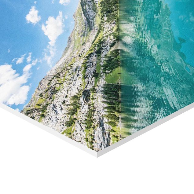 Hexagon Bild Forex - Traumhafter Bergsee