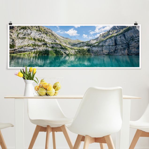 Natur Poster Traumhafter Bergsee