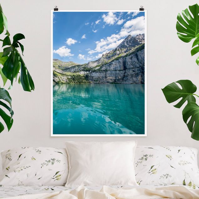 Poster Landschaft Traumhafter Bergsee