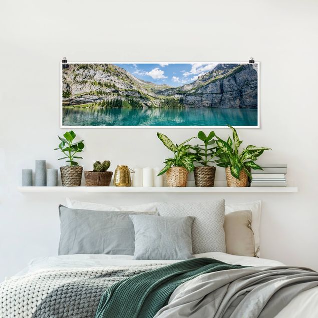 Städte Poster Traumhafter Bergsee