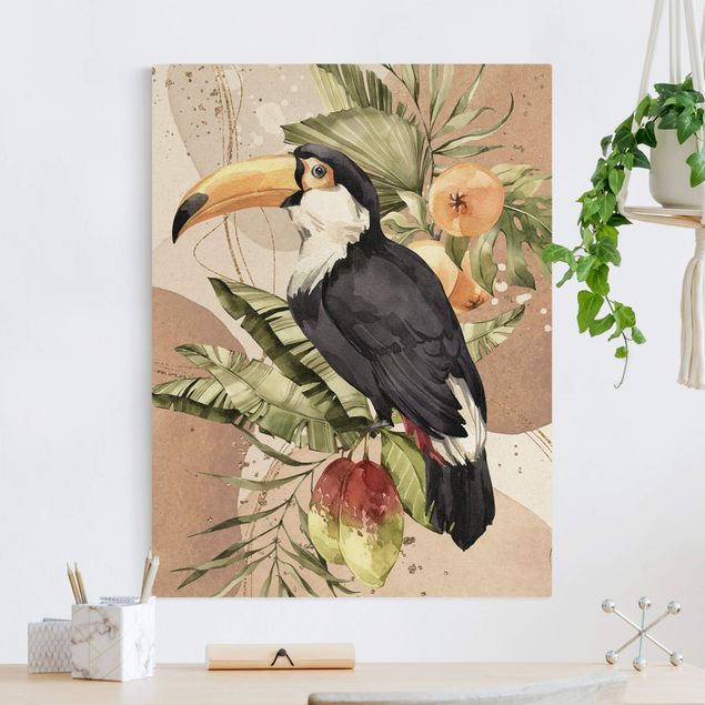 Wandbilder XXL Tropische Vögel - Tukan