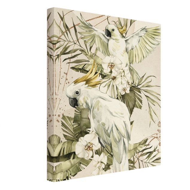 Wandbilder Tiere Tropische Vögel - Weiße Kakadus