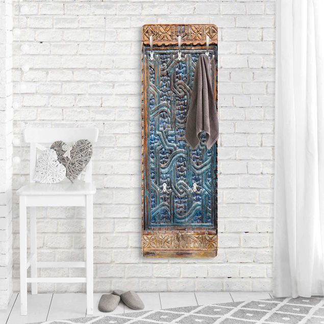 Garderobe - Tür mit marokkanischer Schnitzkunst