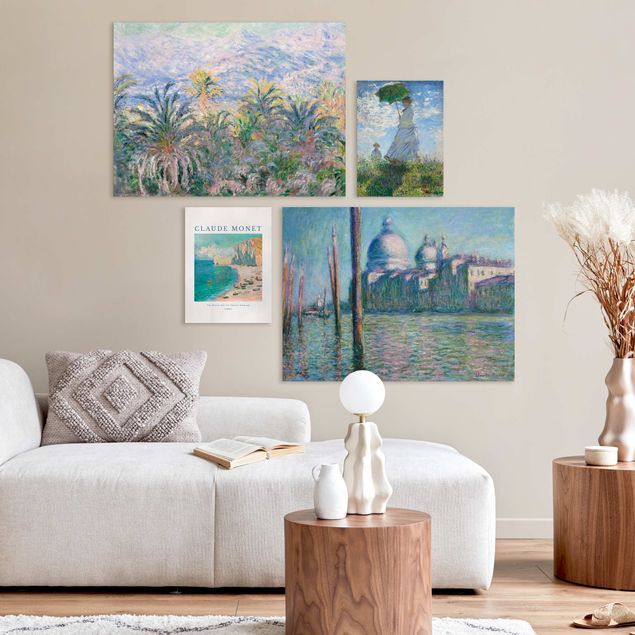Bilderwand gestalten Urlaub mit Monet