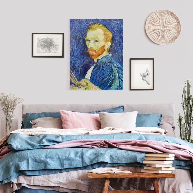 Leinwandbild Kunstdruck Van Gogh - Selbstbildnis