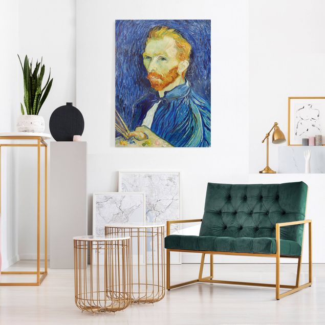 Moderne Leinwandbilder Wohnzimmer Van Gogh - Selbstbildnis