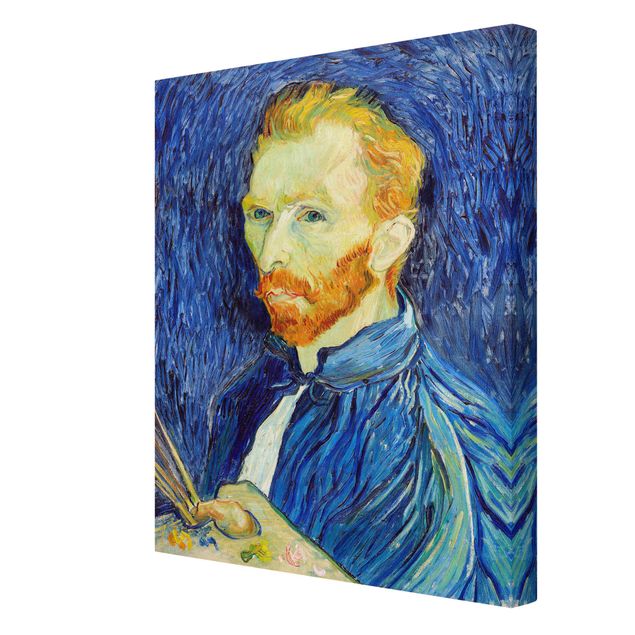 Leinwandbild - Van Gogh - Selbstbildnis - Hochformat 3:4