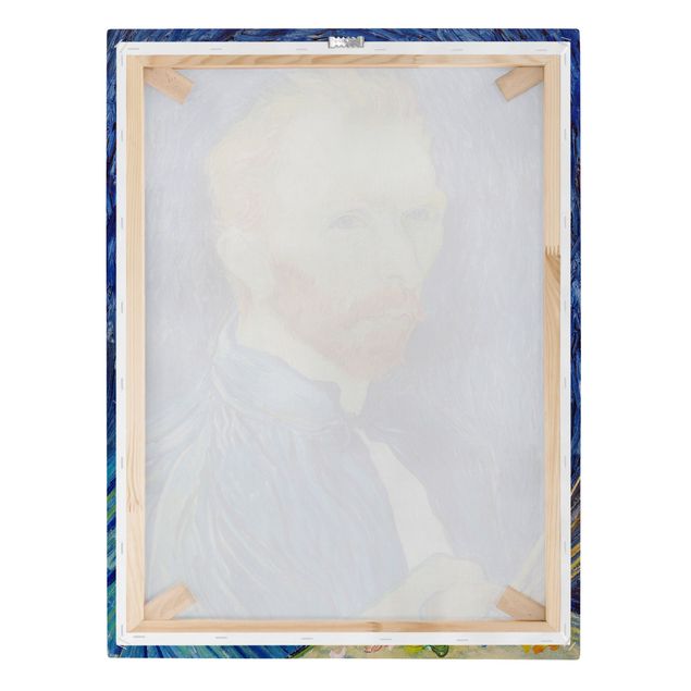 Leinwandbild - Van Gogh - Selbstbildnis - Hochformat 3:4