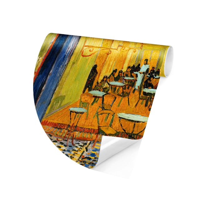 Kunstdruck Pointillismus Vincent van Gogh - Café-Terrasse in Arles