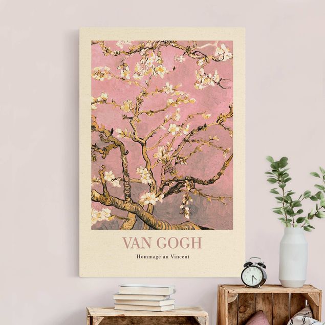 Impressionismus Bilder Vincent van Gogh - Mandelblüte in rosa - Museumsedition