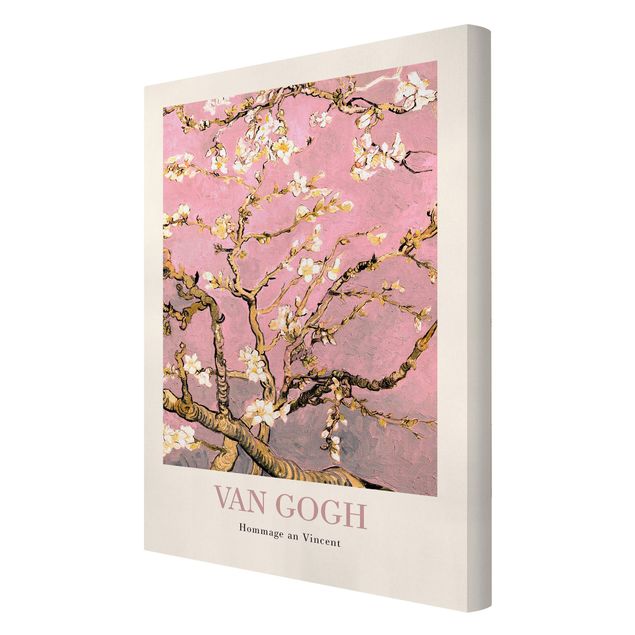 Leinwandbilder Blumen Vincent van Gogh - Mandelblüte in rosa - Museumsedition