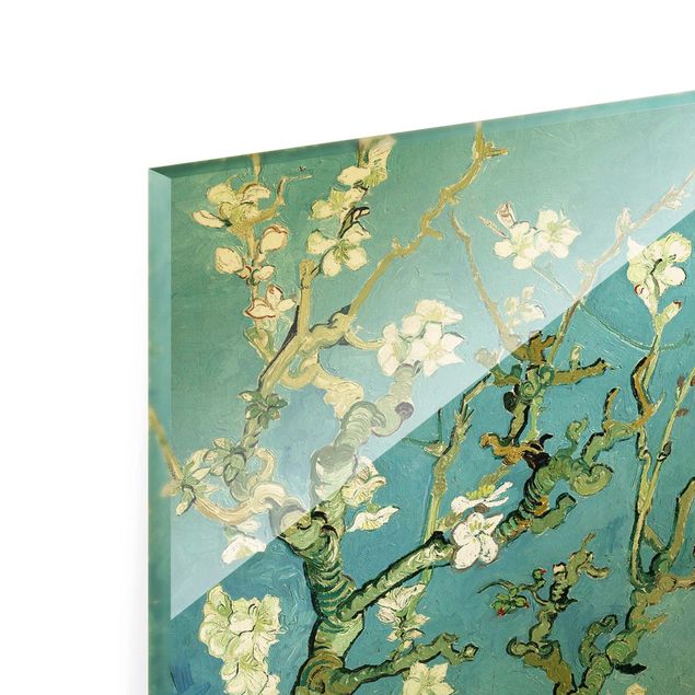 Glasbild Natur Vincent van Gogh - Mandelblüte