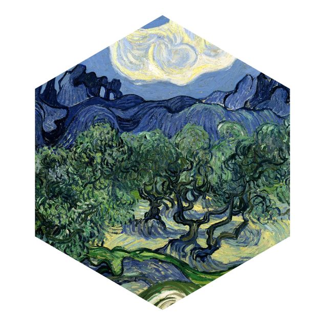 Fototapete modern Vincent van Gogh - Olivenbäume