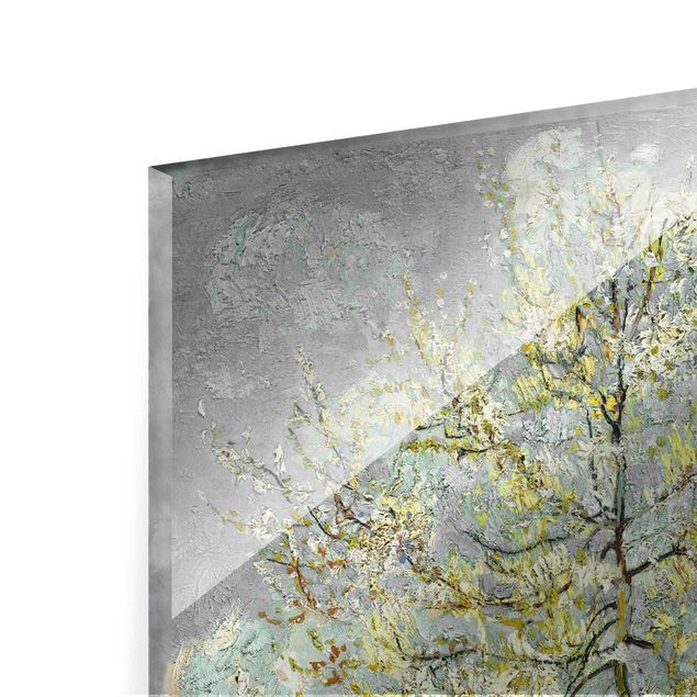 Glasbild Landschaften Vincent van Gogh - Pfirsichbaum rosa