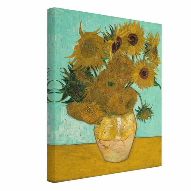 Leinwandbilder Blumen Vincent van Gogh - Vase mit Sonnenblumen