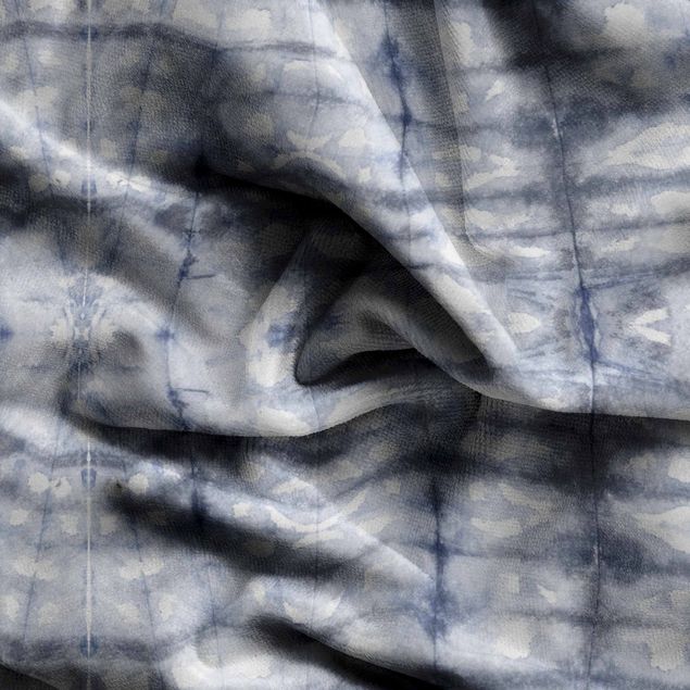 Vorhang - Vintage Batik - Blau